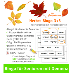 Herbst-Bingo 3x3 für...